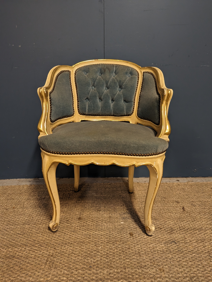 Coiffeuse et fauteuil de style Louis XV