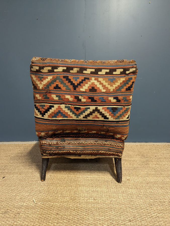 Fauteuil Kilim époque Napoléon III