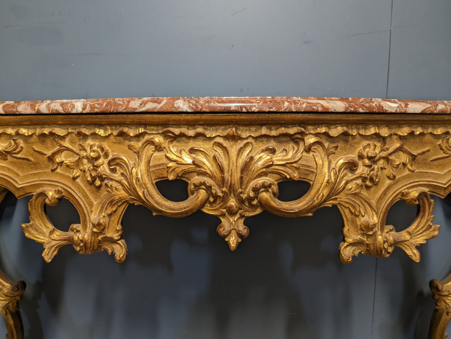 Paire de console de style Louis XV