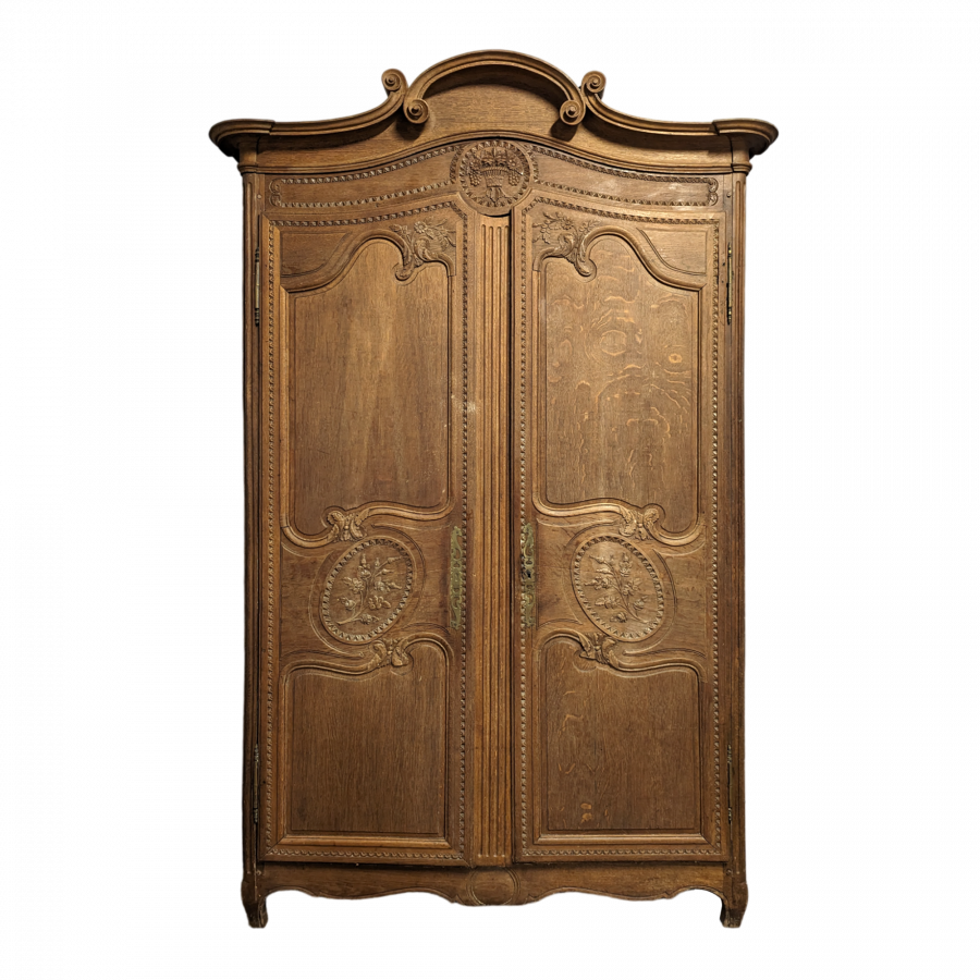 Armoire cauchoise en chêne