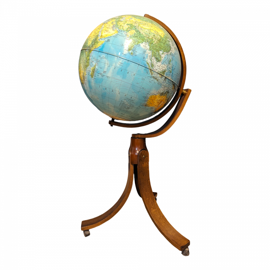 Globe map monde lumineux