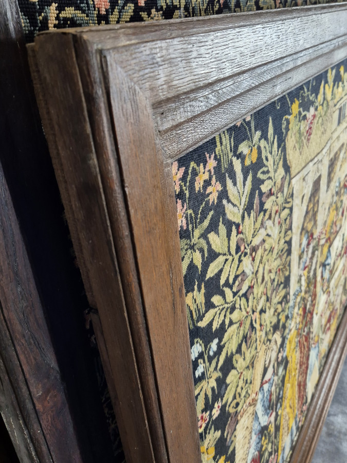 Modèle de tapisserie XVIIe, Les Vendanges