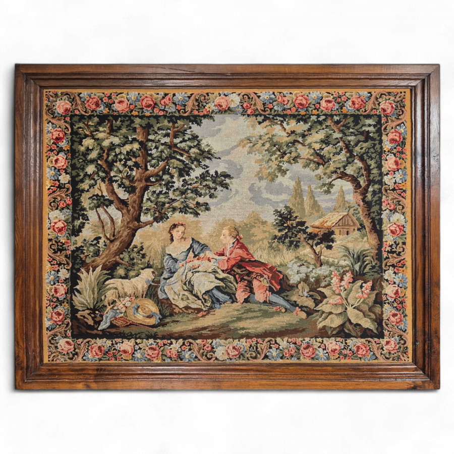 Modèle de tapisserie XVIIe, DLG D'Aubusson