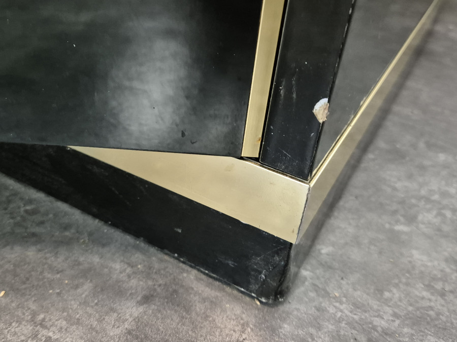 Enfilade laquée noire de Mario Sabot