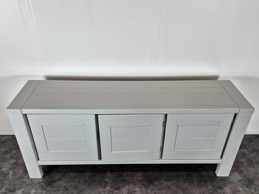 Enfilade laquée Maison Regain en Orme Massif
