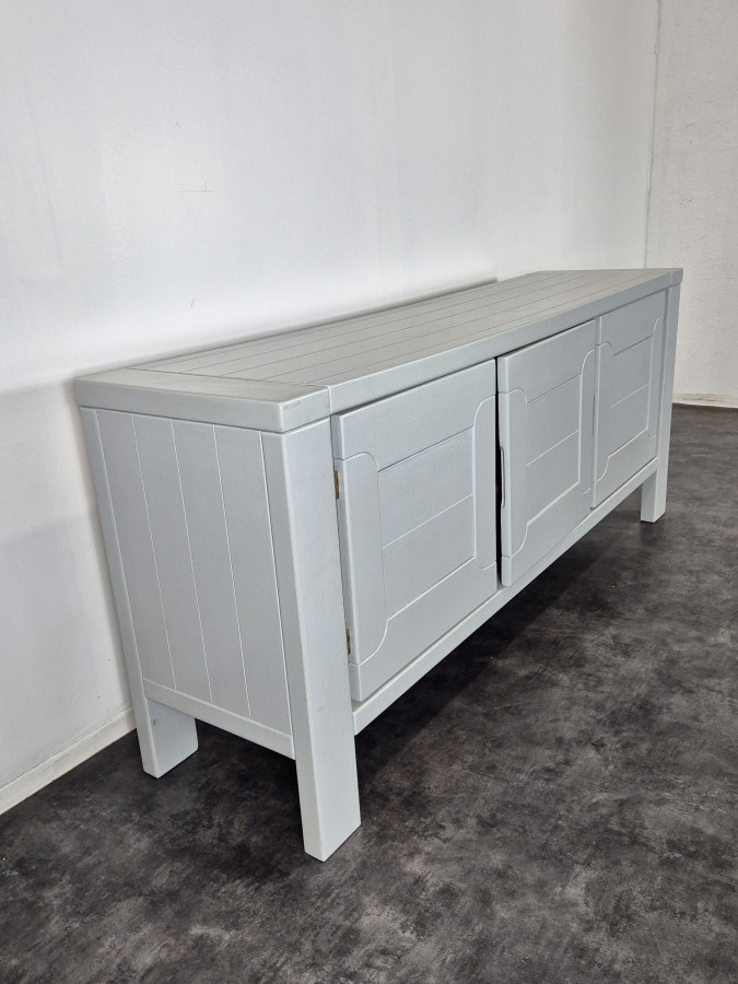 Enfilade laquée Maison Regain en Orme Massif