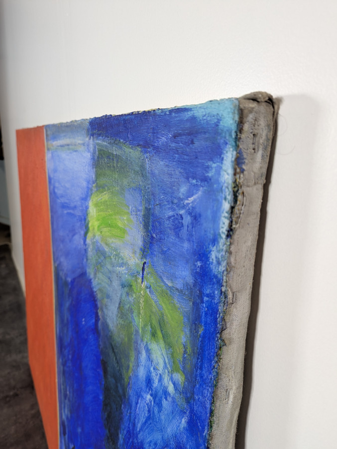 Peinture abstraite de Jean claude Pinchon 1944-1998