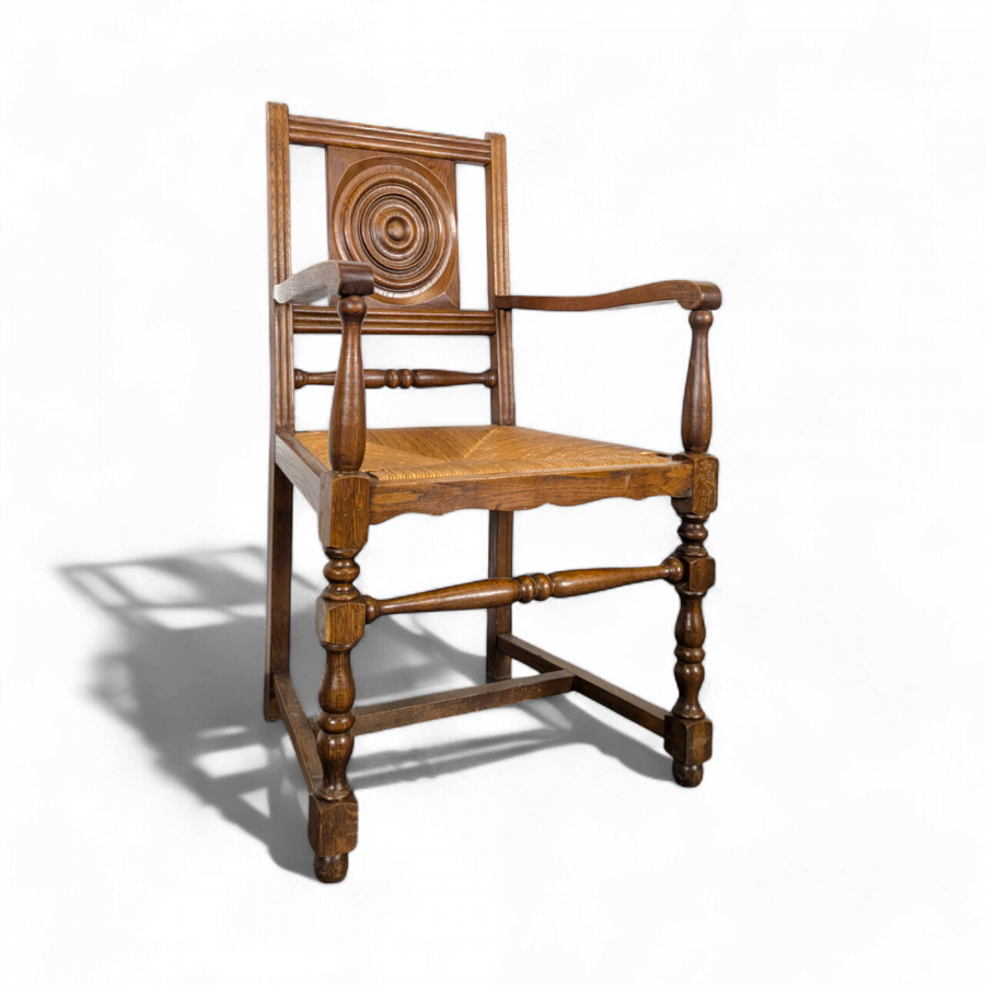 Fauteuil brutaliste DLG Dudouyt