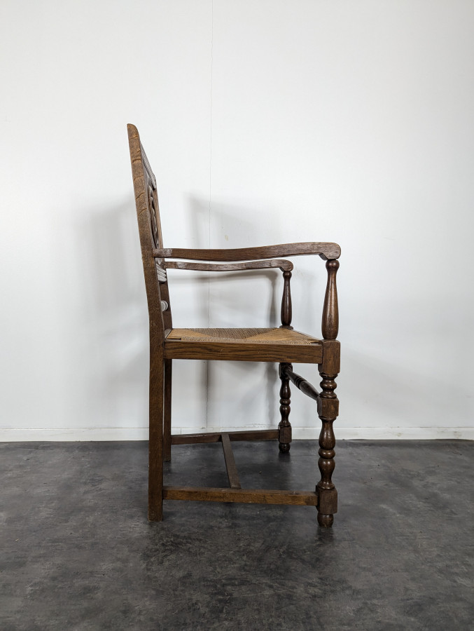 Fauteuil brutaliste DLG Dudouyt