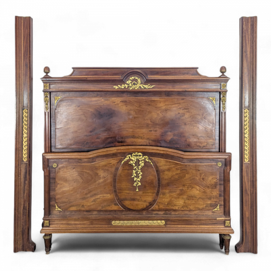 Lit de style Louis XVI en Acajou Faubourg St Antoine