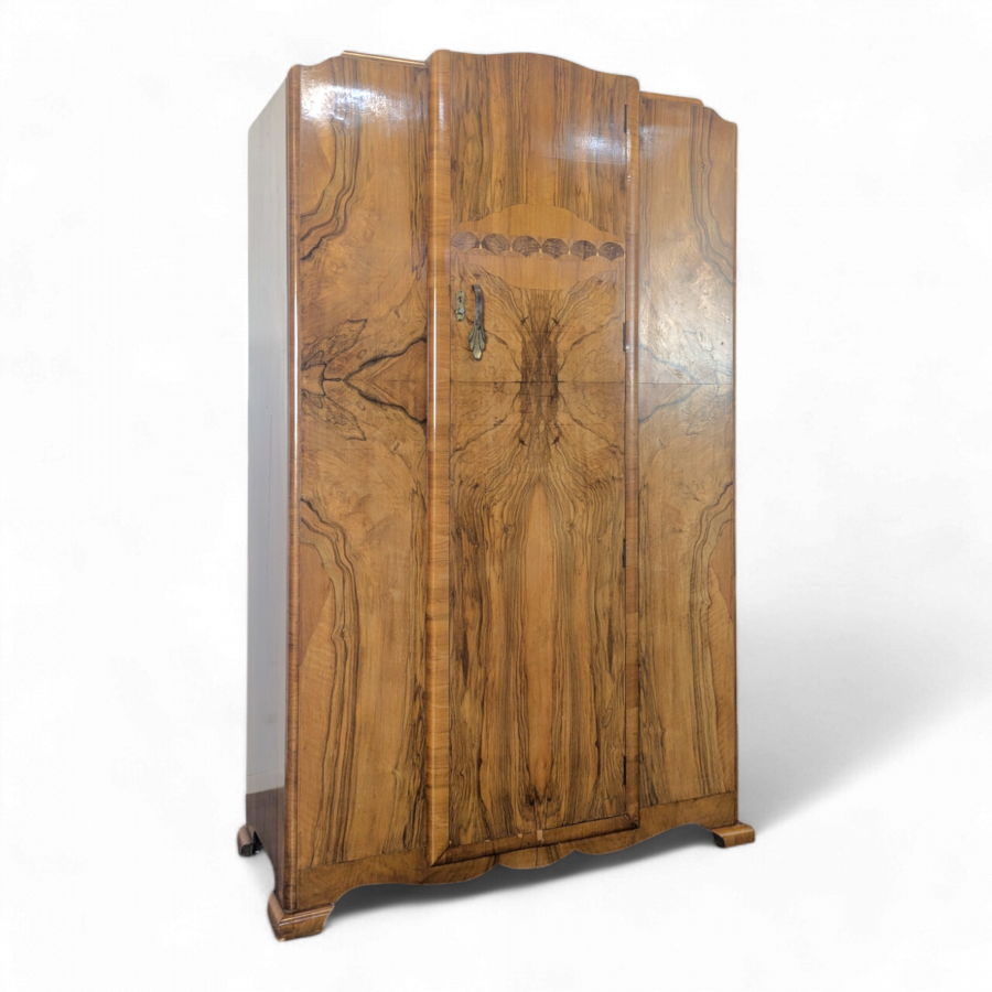 Armoire Penderie Art Déco en palissandre
