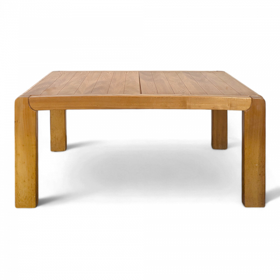 Table en orme massif de la maison regain