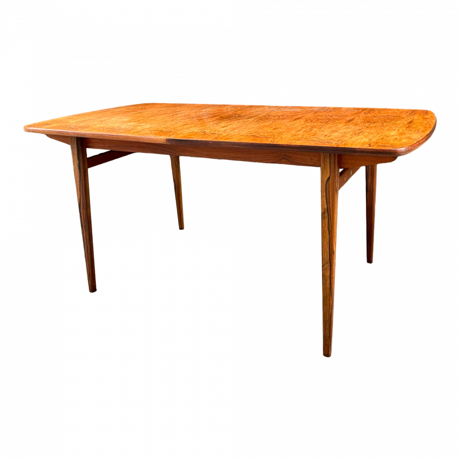 Table Scandinave en Palissandre avec allonges