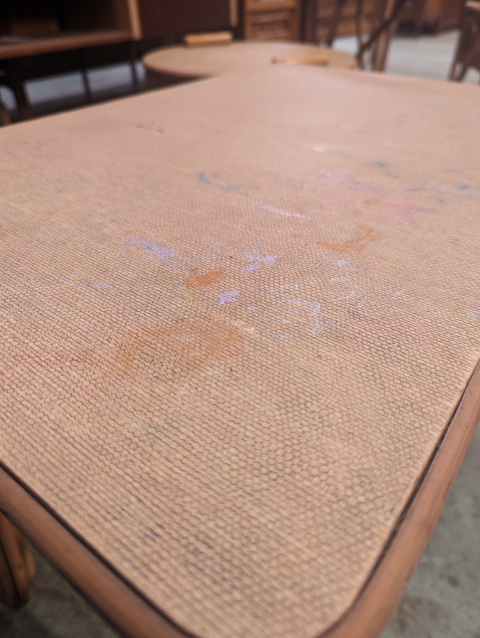 Table d'appoint en rotin