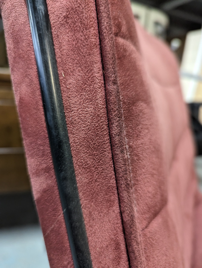 Chaise de bureau en velours par Sapper pour Knoll