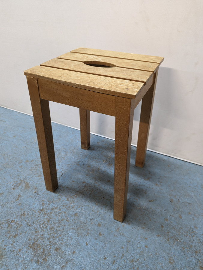Tabouret rustique en Hêtre