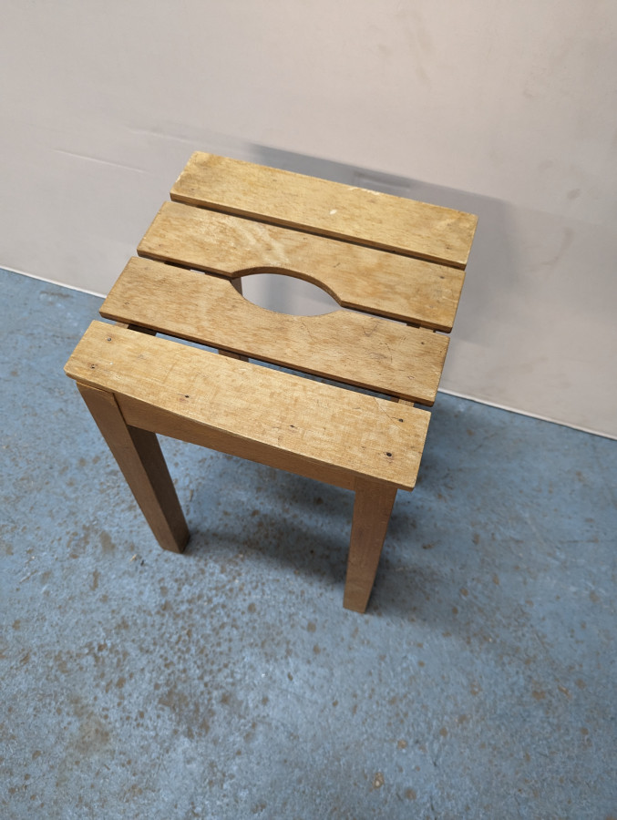 Tabouret rustique en Hêtre