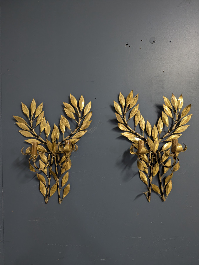 Paire d'appliques de la Maison Jansen
