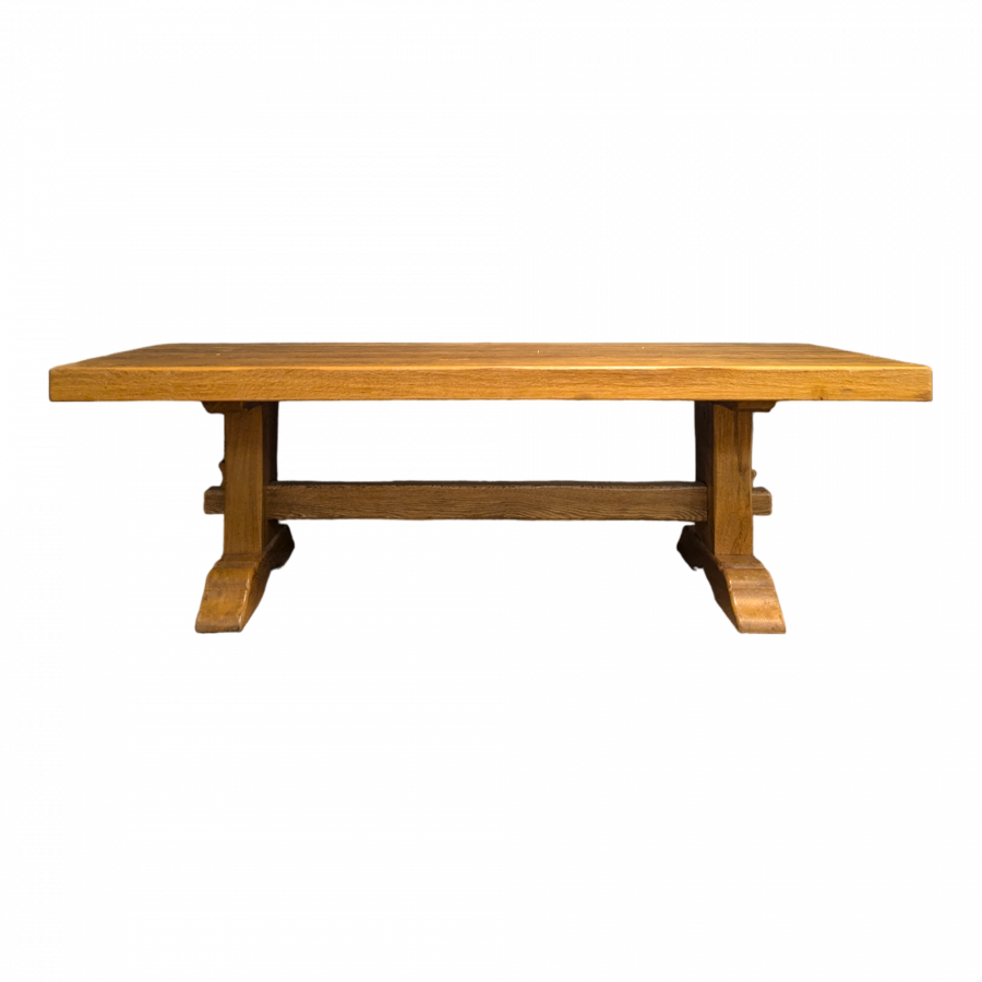 Table de ferme en chêne clair massif