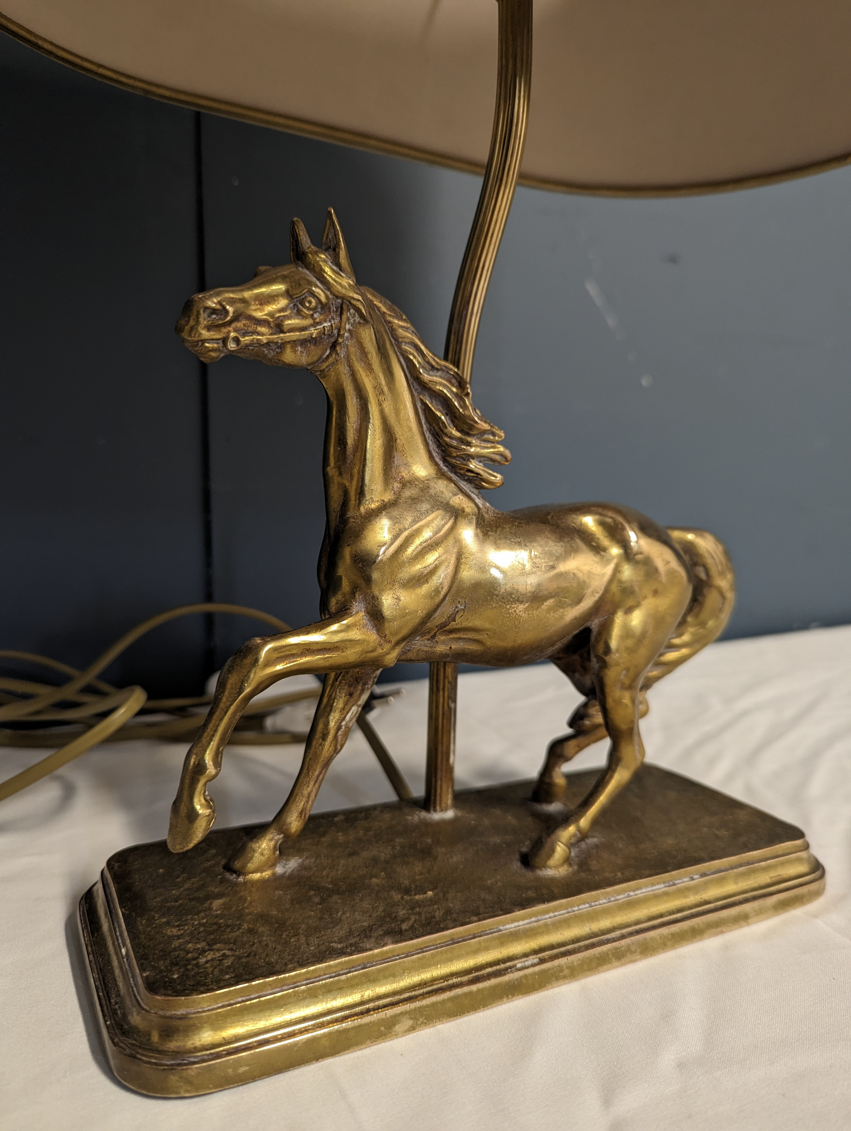 Lampe cheval DLG Maison Charles - La Brocante En Ligne