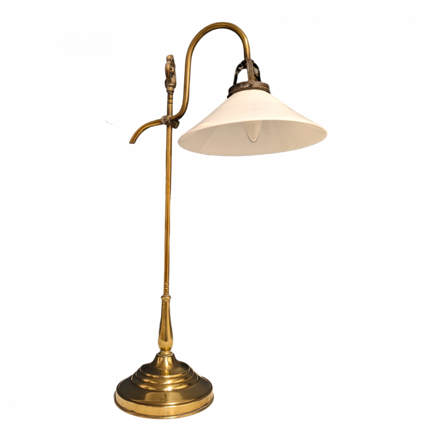 Lampe de bureau en laiton