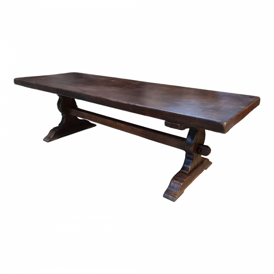 Table de monastère en chêne