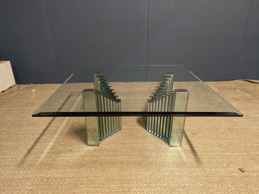 Table basse de Luigi Massoni années 1980