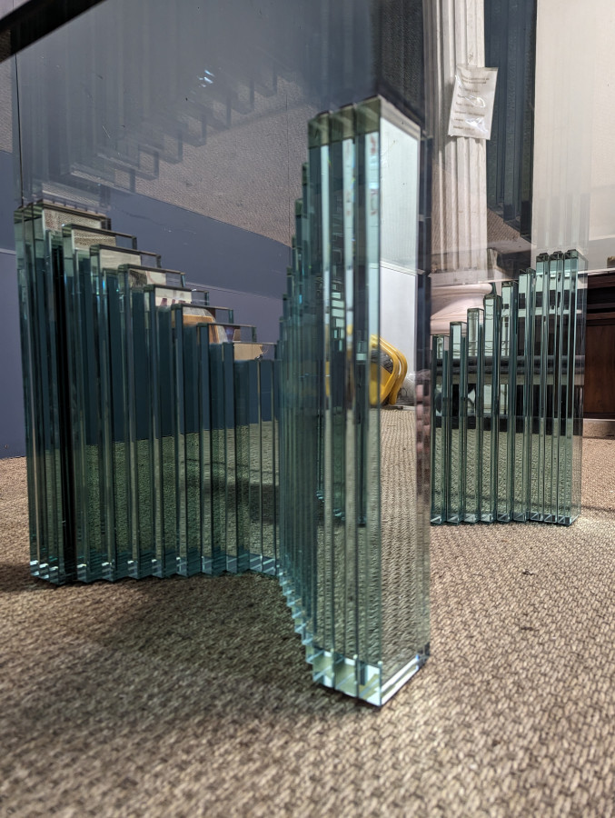 Table basse de Luigi Massoni années 1980