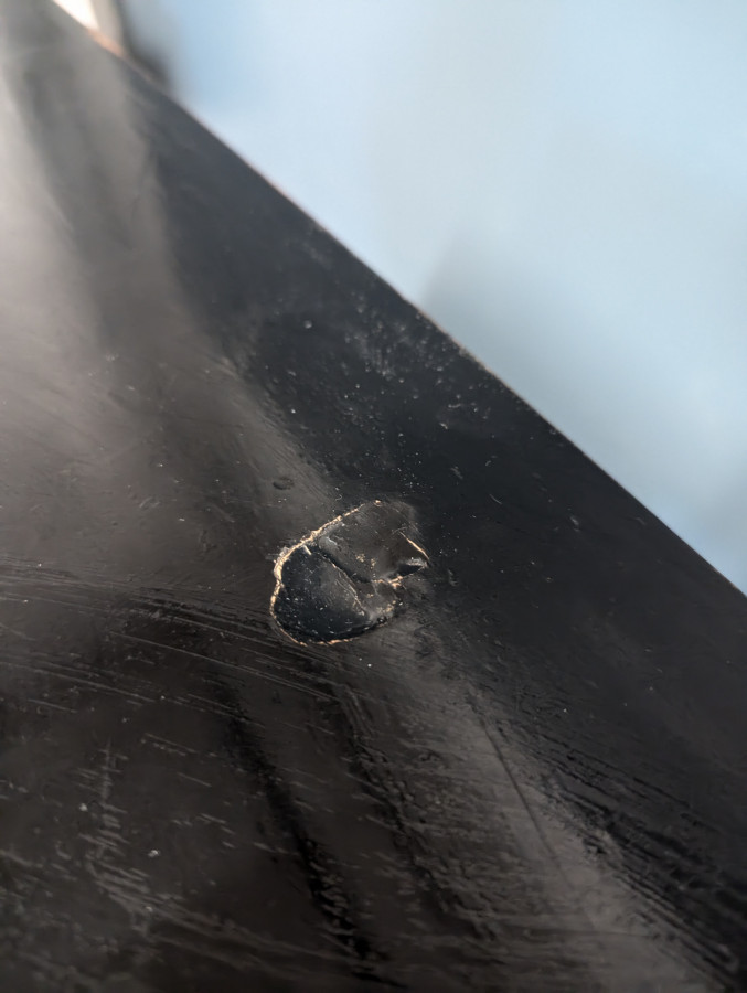Table à jeux noire
