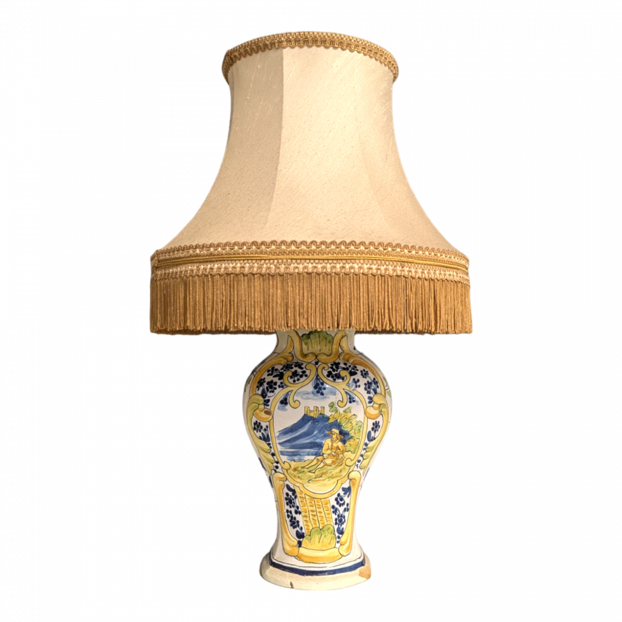Lampe en céramique de Nevers