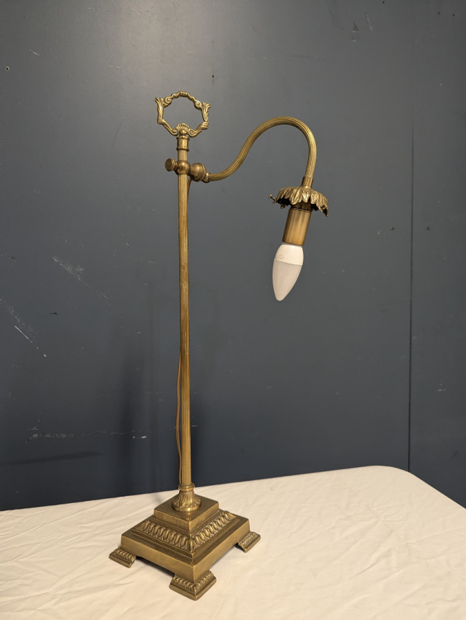 Lampe de bureau en bronze
