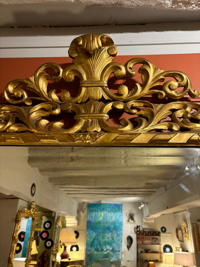 Miroir en bois Doré années 1870