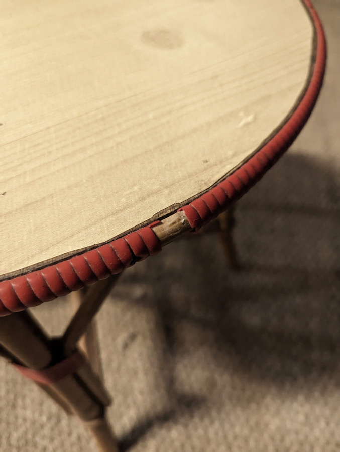 Table d'apoint en bambou