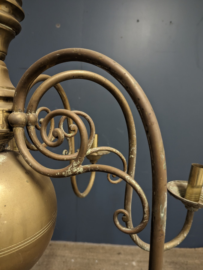 Lustre Hollandais en Laiton