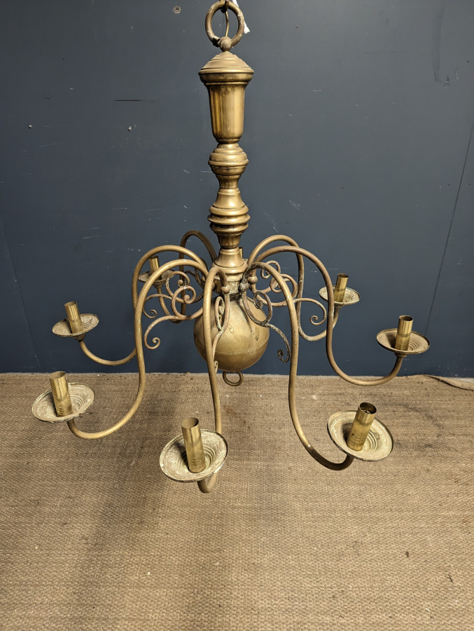 Lustre Hollandais en Laiton