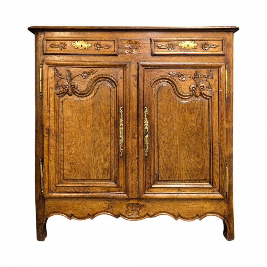 Buffet 3/4 normand en chêne