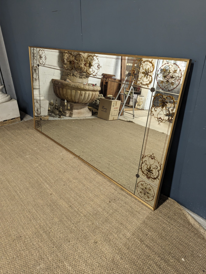 Miroir de bistrot dans le style Robert Pansart