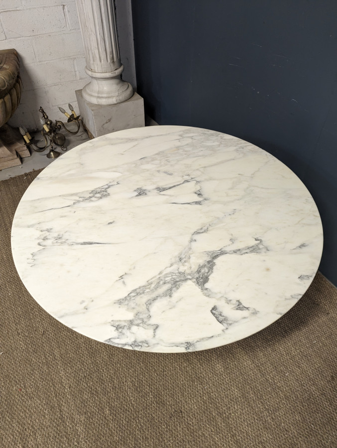 Table plateau marbre design Italien