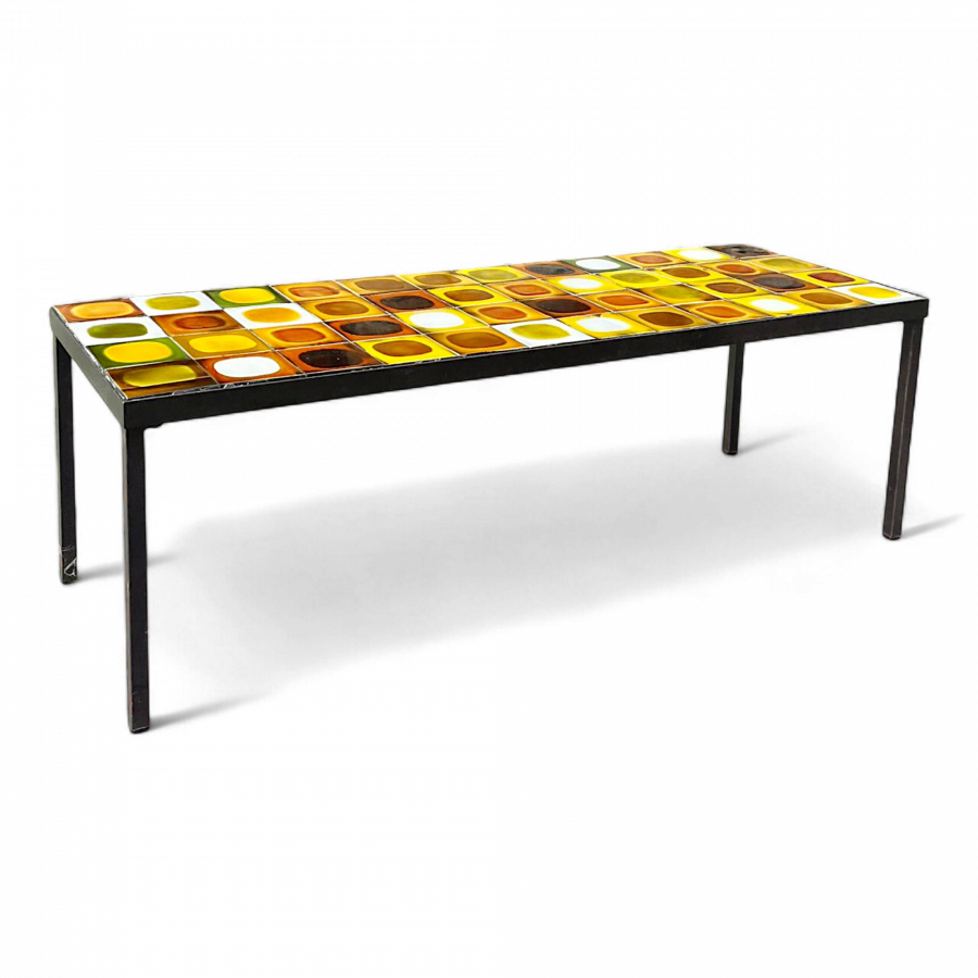 Table basse de Roger Capron modèle Planète