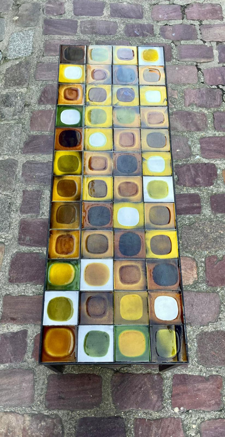 Table basse de Roger Capron modèle Planète