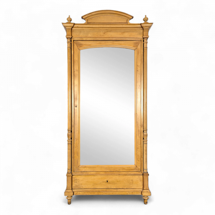 Armoire à glace époque Napoléon III en Poirier