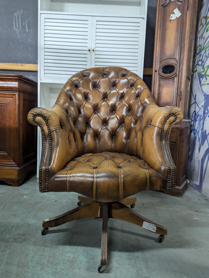 Fauteuil de bureau chesterfield