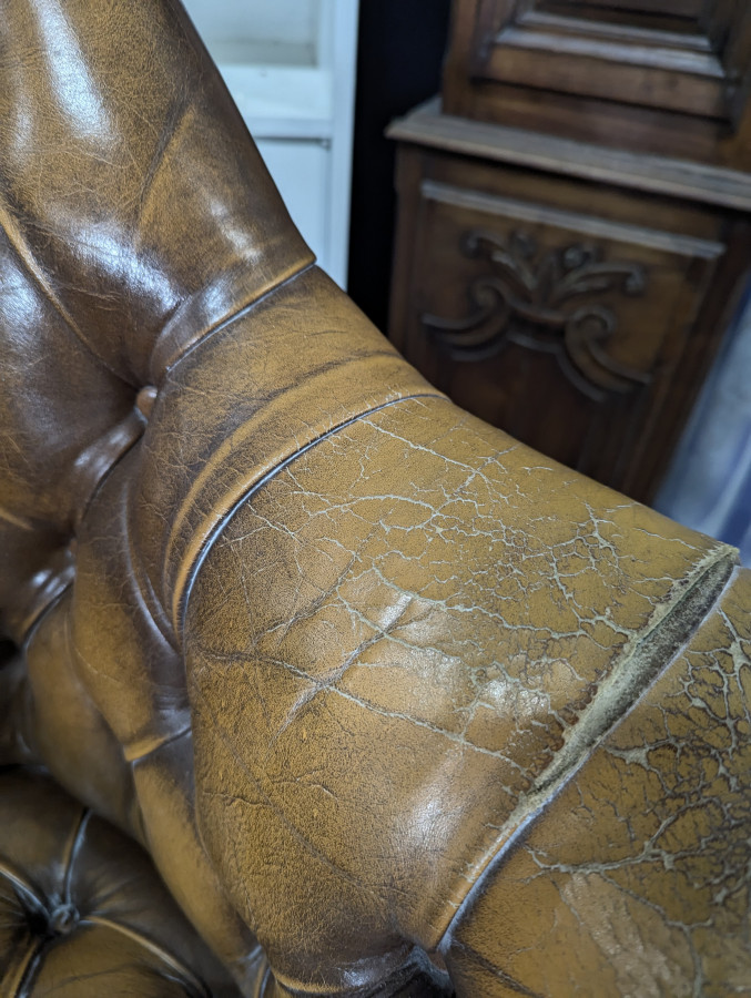 Fauteuil de bureau chesterfield