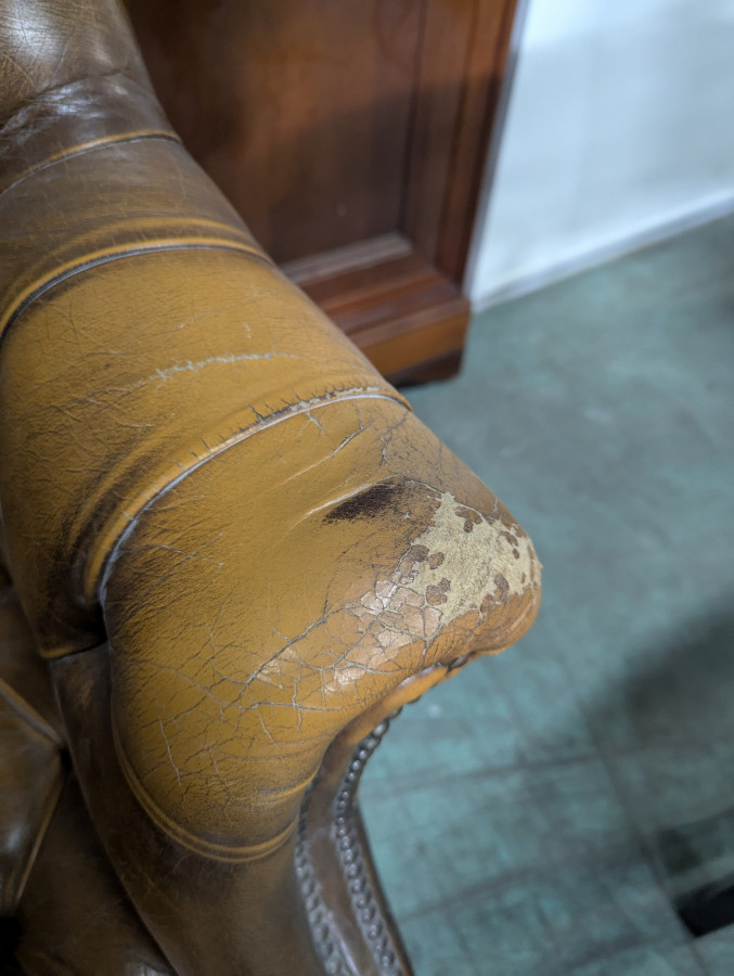 Fauteuil de bureau chesterfield