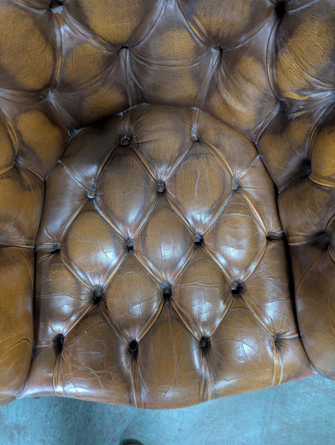 Fauteuil de bureau chesterfield