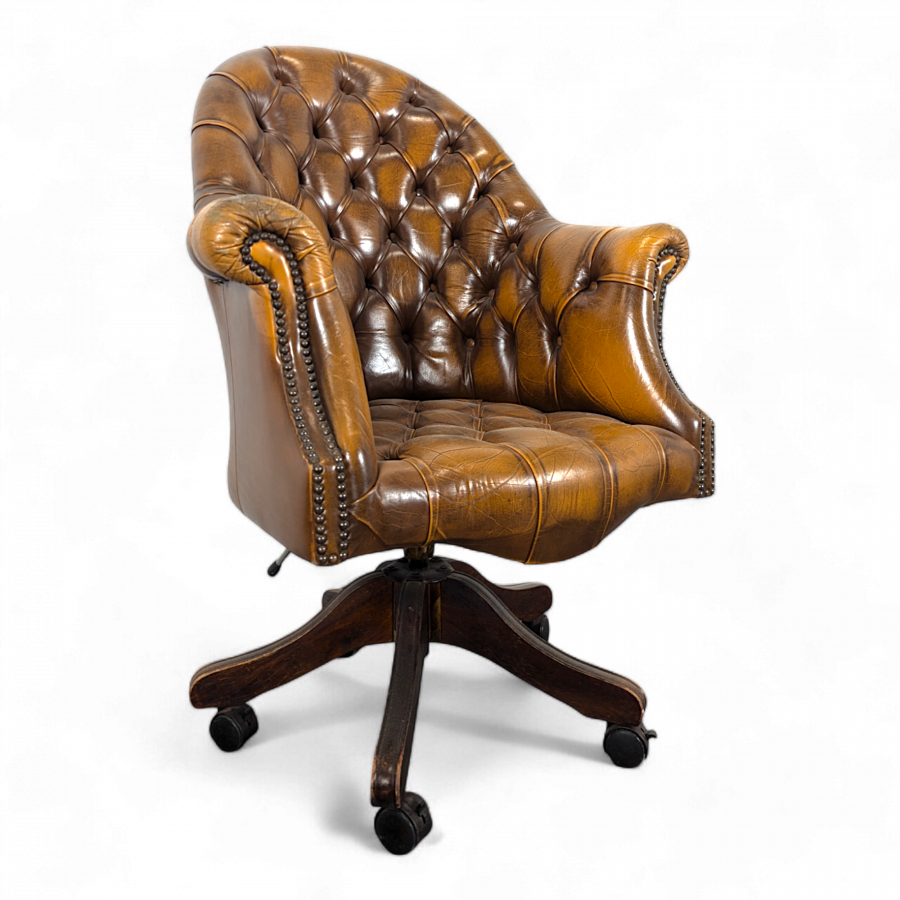 Fauteuil de bureau chesterfield