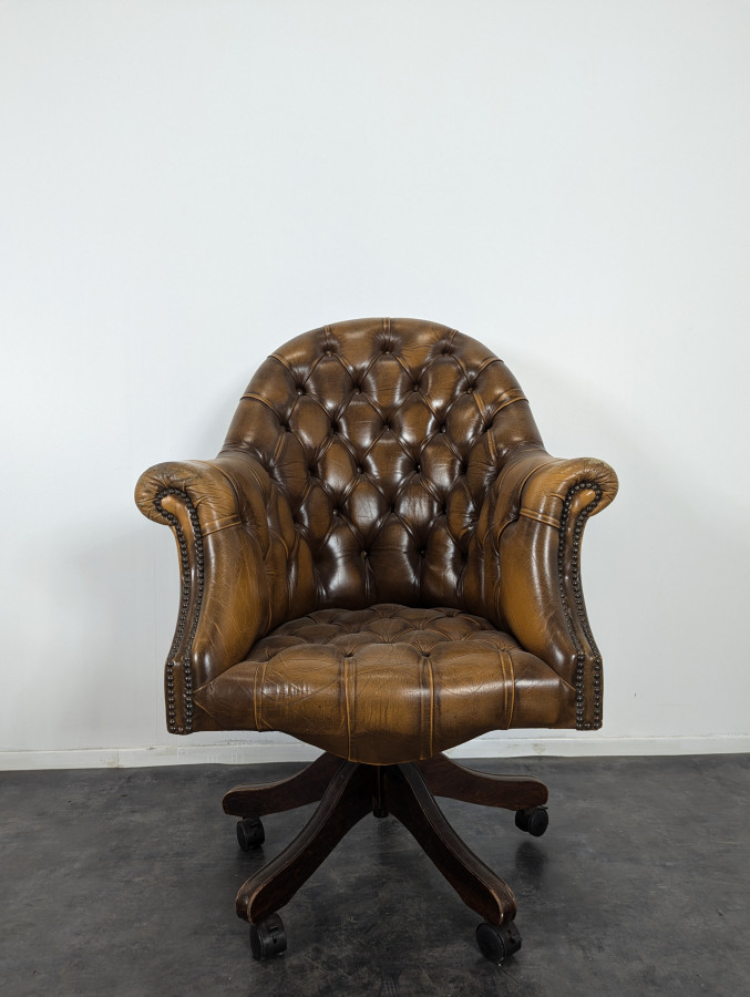 Fauteuil de bureau chesterfield