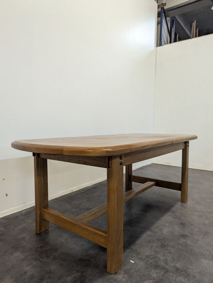 Table en orme massif avec allonge