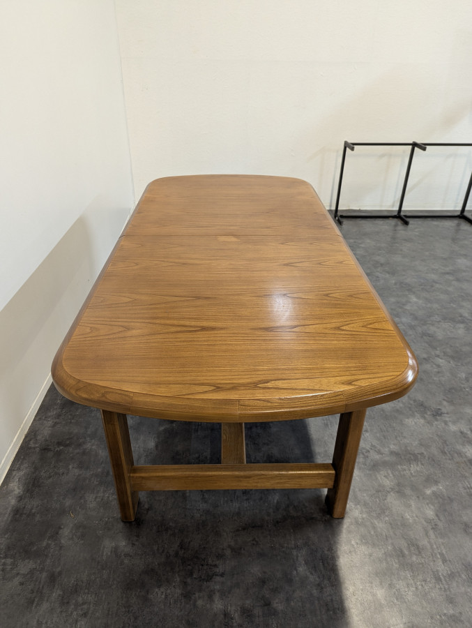 Table en orme massif avec allonge