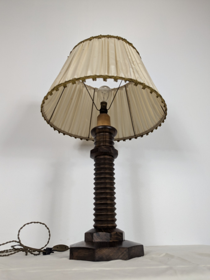 Lampe de chevet brutaliste DLG Dudouyt